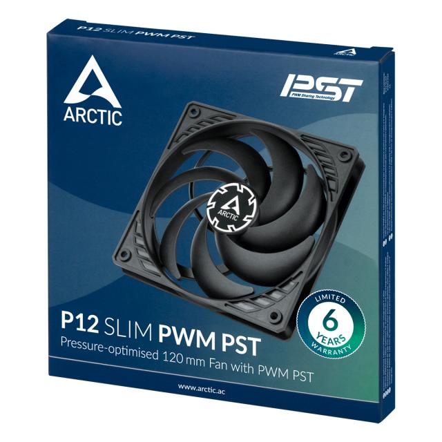 Fan ARCTIC P12 SLIM PWM PST 