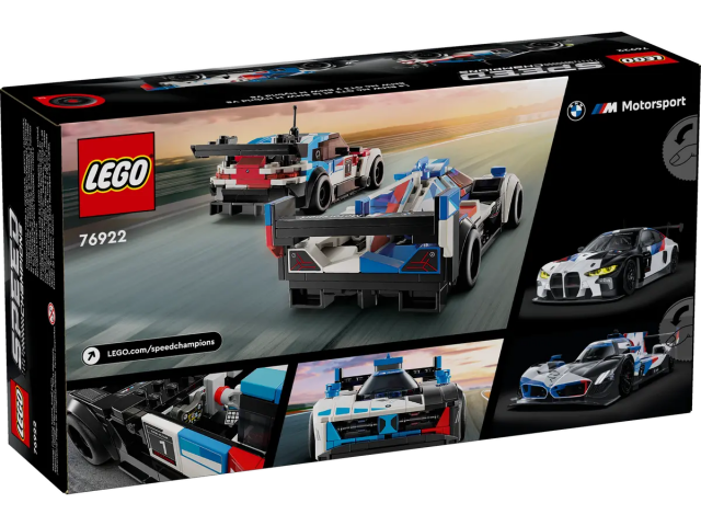 LEGO Speed Champions - BMW M4 GT3 & BMW M Hybrid V8 Race Cars - 76922 