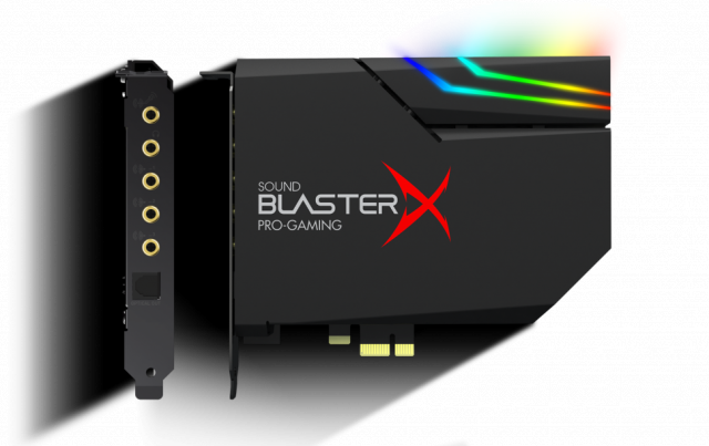 Звукова карта Creative Sound Blaster X AE-5, 7.1, DAC + RGB AURORA LIGHTING 