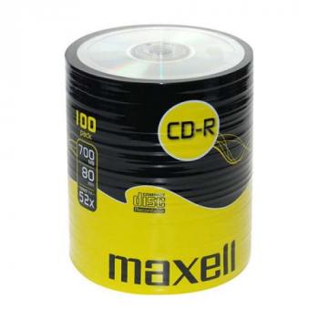 CD-R80 MAXELL, 700MB, 52x, 100 px