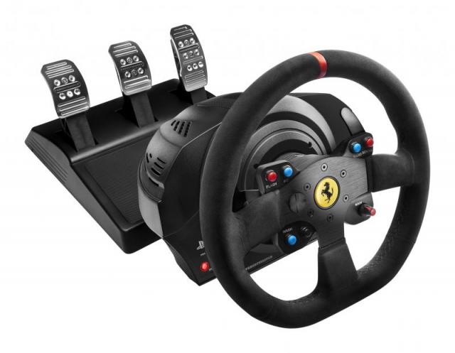 Волан THRUSTMASTER, T300 Ferrari Alcantara Edition, за PC / PS3 / PS4 