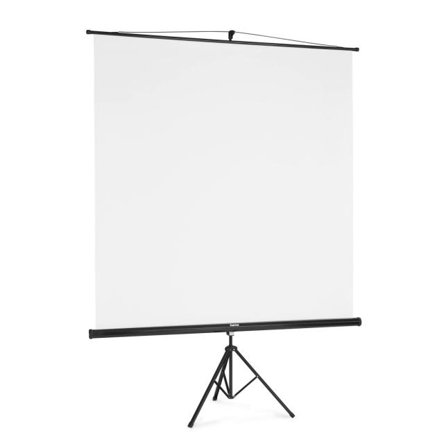 Hama Screen with tripod, 180 x 180 cm, 2-in-1, mobile set, 21573 