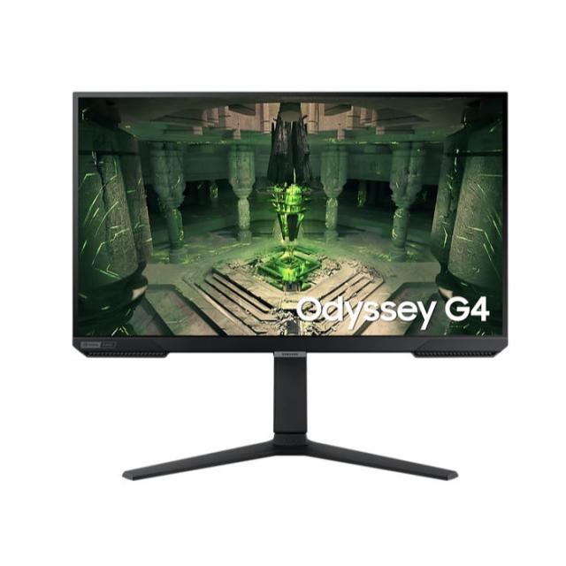 Монитор SAMSUNG 25BG400 25" Odyssey G4, 1920x1080, IPS 240Hz, 1 ms, 400cd/m2, 1000:1, DP, 2xHDMI, Черен 