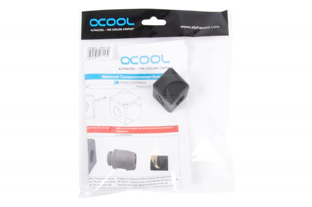 Терминал за свързване Alphacool Eiszapfen, G1/4 IT, 5 посочвен, Черен 