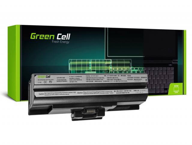 Батерия  за лаптоп GREEN CELL, Sony VAIO VGN-FW PCG-31311M VGN-FW21E VGP-BPS13, 10.8V, 4400mAh 