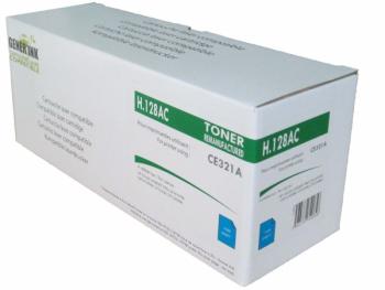 Toner Cartridge GENERINK CE321, HP, Cyan