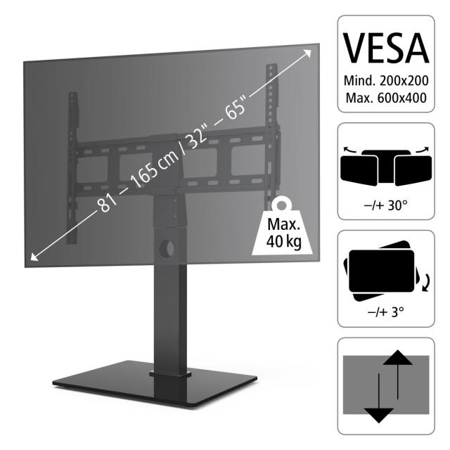 Стойка за TV HAMA, 65", 118095 