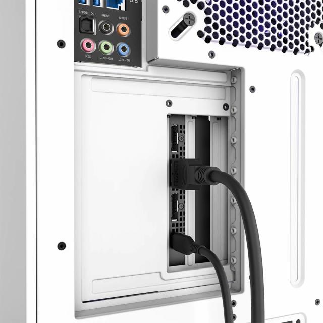 Брекет и кабел NZXT H7 Vertical GPU Mounting Kit, За вертикален монтаж на видео карта 