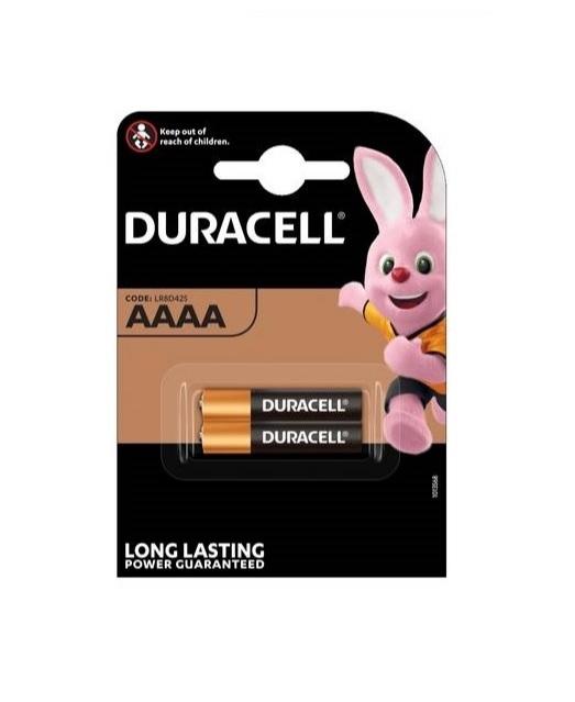 Алкална батерия  1.5V AAAA LR61- 2бр. в опаковка DURACELL 