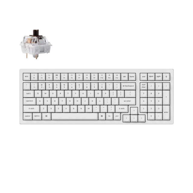 Mechanical Keyboard Keychron Keychron K4 Pro White K4P-O3 