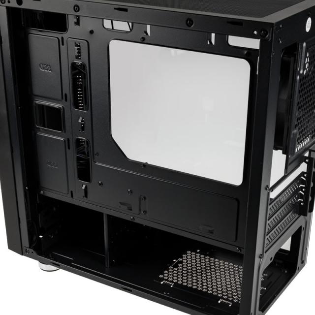 Кутия Kolink Citadel Tempered Glass, Micro-ATX, Черен 