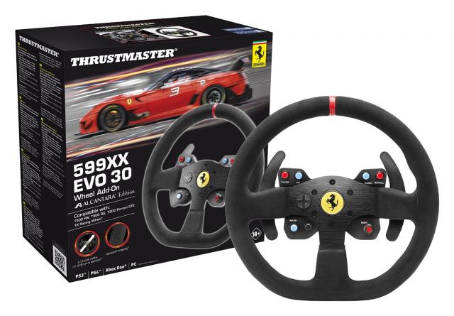 Racing Wheel THRUSTMASTER, 599XX EVO 30 Add-On, Alcantara Edition 