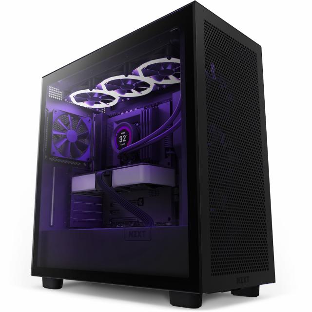 Кутия NZXT H7 Flow Matte Black 