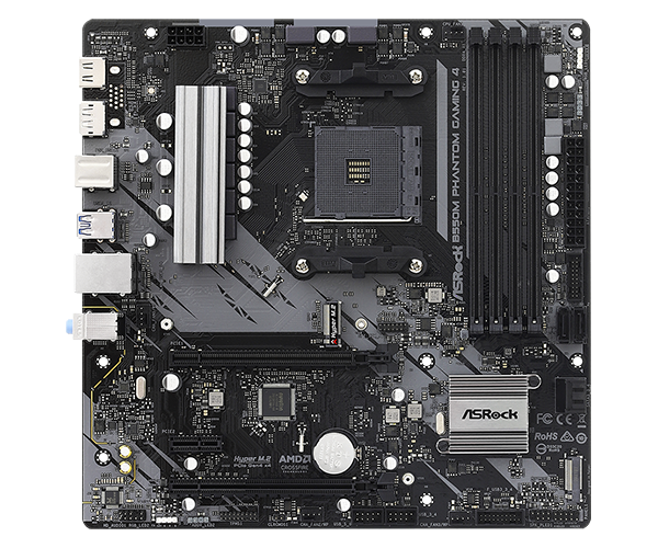 Дънна платка ASRock B550M Phantom Gaming 4, AM4 