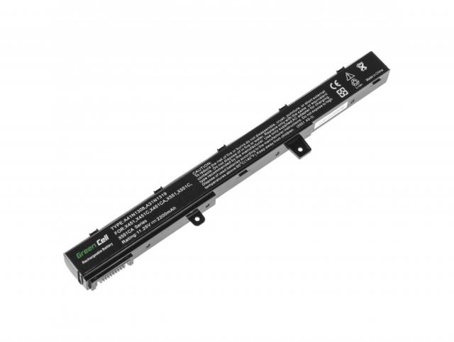 Laptop Battery for Asus X551 X551C X551CA X551M X551MA X551MAV F551 F551C F551M R512C R512CA R553L  A31N1319 11.25V 2200mAh GREEN CELL 