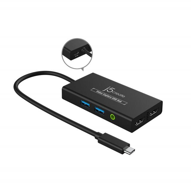 j5create Video Capture USB Hub 