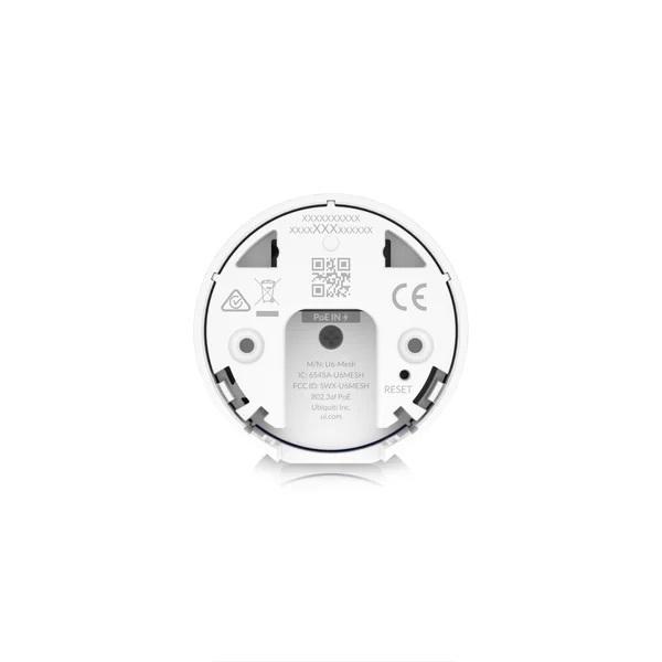 Access Point Ubiqiti U6-Mesh, 2.4/5 GHz, 573.5 - 4800Mbps, 4x4MIMO, PoE, Бял 