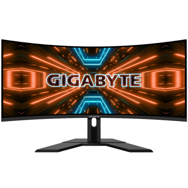 Геймърски Монитор Gigabyte G34WQC-A-EK, 34" VA 4K,UWQHD,Curved 1500R, HDR, 144Hz, 1ms 