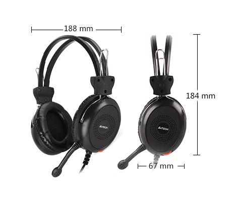 Headphones with microphone A4TECH HU-30 