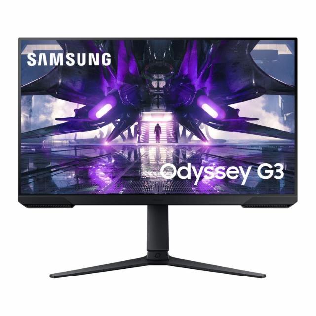 Monitor Samsung 24G30A 24" Odyssey G3, VA, 144 Hz, 1 ms (MPRT), 250 cd/m2, 3000: 1, 1920x1080, Mega DCR, AMD FreeSync Premium, Display Port, HDMI, Black 