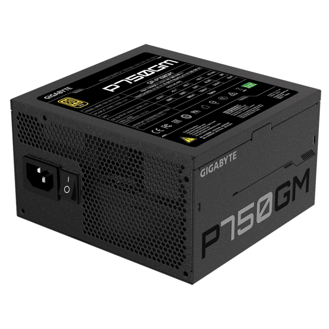 Захранващ блок Gigabyte P750W, 750W, 80+ GOLD, Modular 