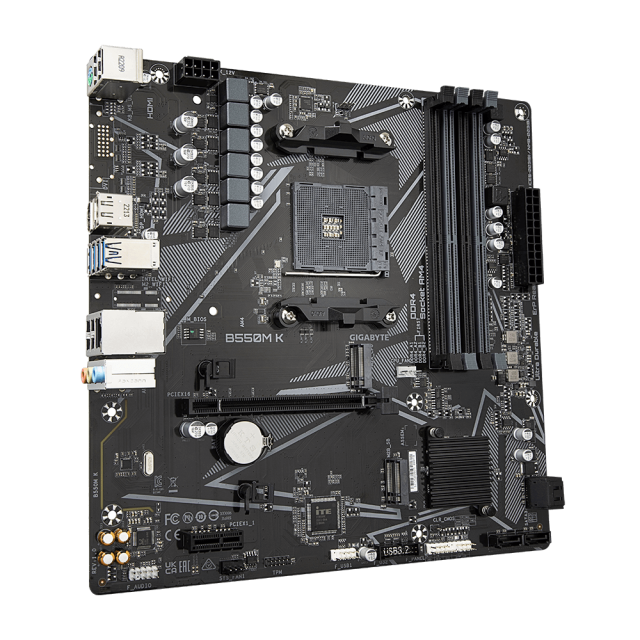 Motherboard GIGABYTE B550M K 4 x DDR4 