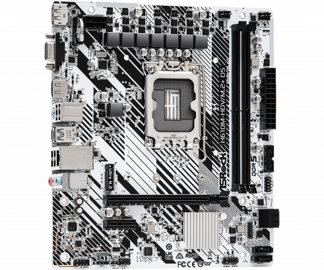 Дънна платка ASRock H610M-HDV/M.2+ D5 LGA1700 