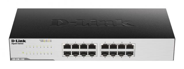 Суич D-LINK GO-SW-16G, 16 портов, Gigabit 