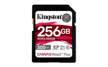 Карта памет Kingston Canvas React SDXC 256GB