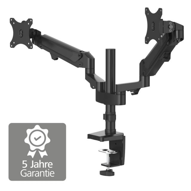 Hama Monitor Holder, Height-adjustable with Gas Spring, Swivel/Tilt, 13"-32" 