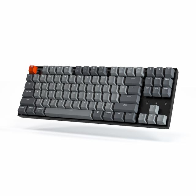 Геймърска Механична клавиатура Keychron K8 Hot-Swappable TKL Gateron Blue Switch White LED Gateron Blue Switch ABS 