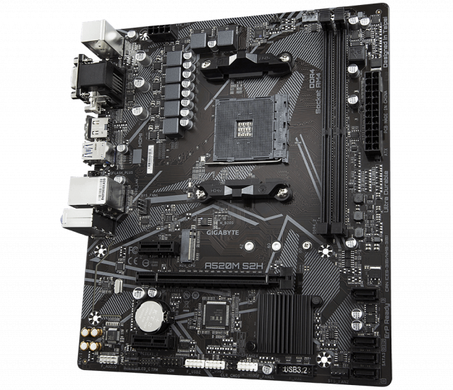 Motherboard GIGABYTE A520M-S2H, Socket AM4 