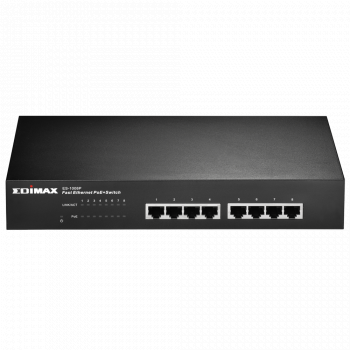 Switch EDIMAX ES-1008P, 8 Ports PoE, 10/100Mbps