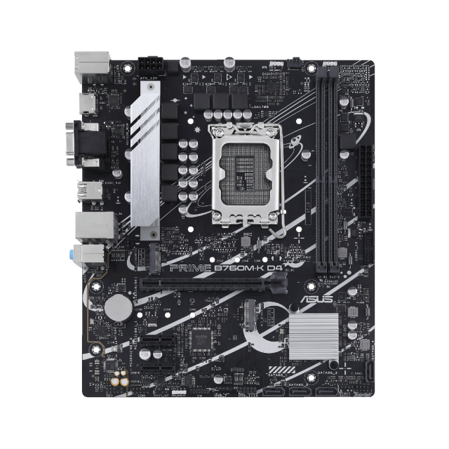 Дънна платка ASUS PRIME B760M-K D4, LGA 1700, mATX 