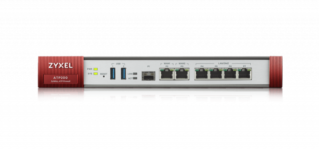 Firewall ZYXEL USG ATP200 UTM BDL Sandboxing, 10/100/1000, 4x LAN/DMZ, 2x WAN, 1xSFP, 2xUSB, UTM Bundle 1 year license(Anti-Spam, Anti-Virus, Content Filter, IDP) 