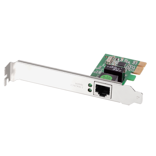 Fast Ethernet PCI-ex Adapter EDIMAX EN-9260TX-E, 10/100/1000 Gigabit Ethernet, low profile 