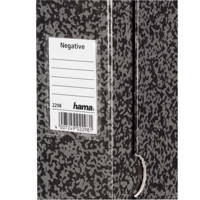 Hama Negative Folder, 4 D-Rings, Fill Height 45 mm, with Dust Protection Sleeve 