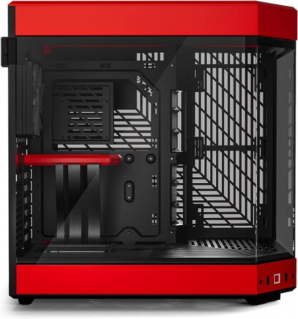 Case HYTE Y60 Tempered Glass, Mid-Tower, Black and Red 