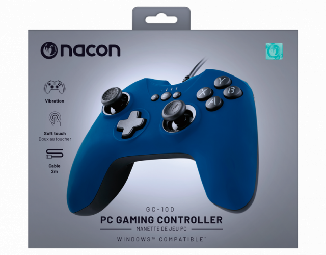 Wired Gamepad Nacon GC-100XF, Blue 