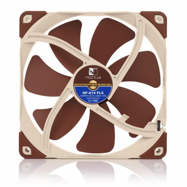 Вентилатор Noctua NF-A14x25 FLX, 140mm 