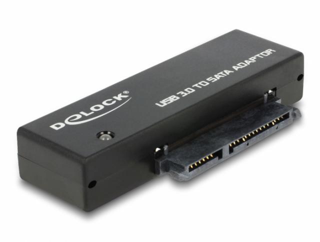 Конвертор Delock, SuperSpeed USB 5 Gbps (USB 3.2 Gen 1) - SATA 6 Gbps, Вкл. захранване 