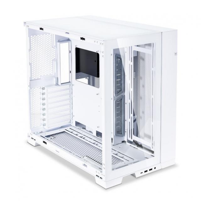 Кутия Lian Li PC-O11 Dynamic EVO Mid-Tower, Tempered Glass, Бяла 