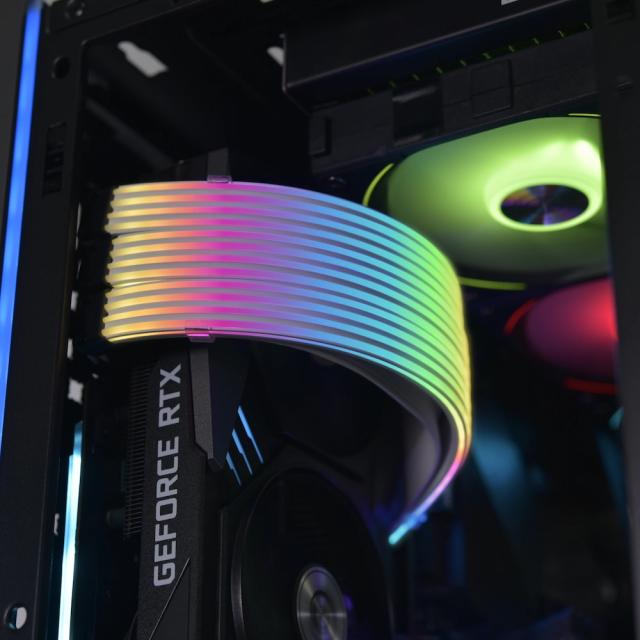 Удължителни RGB за кабели Lian-Li Strimer Plus V2, GPU, Triple 8-pin, ARGB 