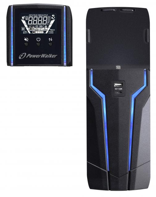 UPS POWERWALKER VI1500GXB за професионален гейминг, 1500VA, Line Interactive 