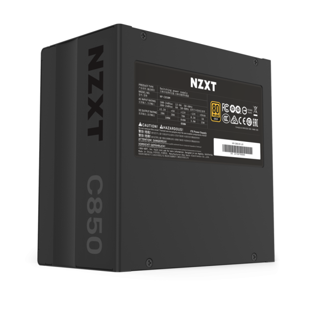 Захранващ блок NZXT C850, 850W 80+ Gold 