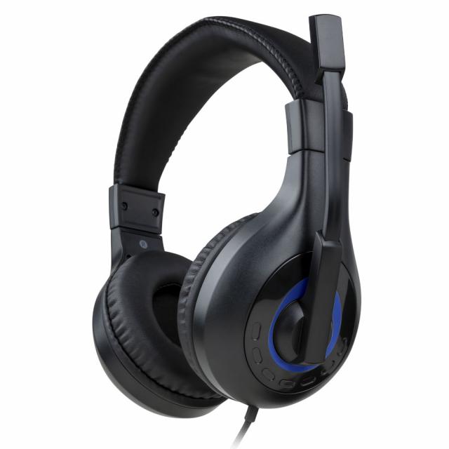 Геймърски слушалки Nacon Bigben PS5 Official Headset V1 Black, Микрофон, Черен 