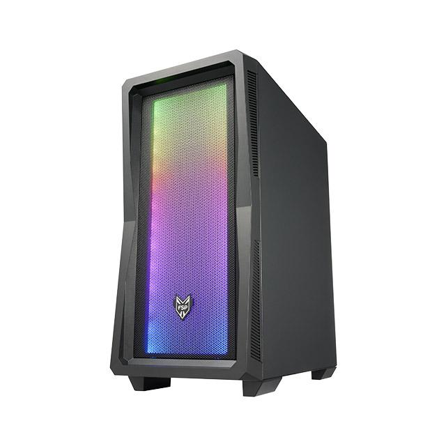 Кутия FSP CMT212A TG ATX Mid Tower, Черна 