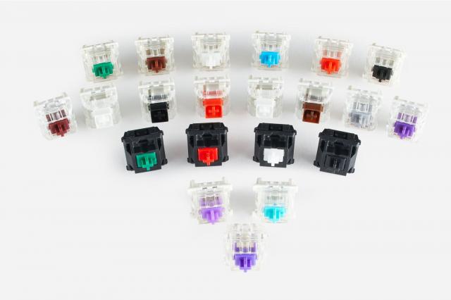 Glorious MX Switches for mechanical keyboards Gateron Black 120 pcs 