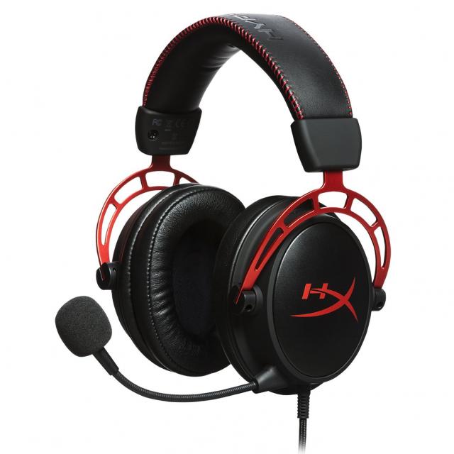 Геймърски слушалки HyperX Cloud Alpha, Черен/Червен 