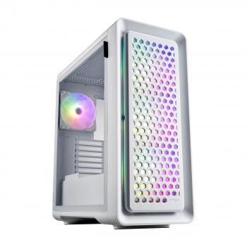 Case FSP CUT593, ATX, Ultra-Tower, Type-C, 4 x ARGB 140mm, White